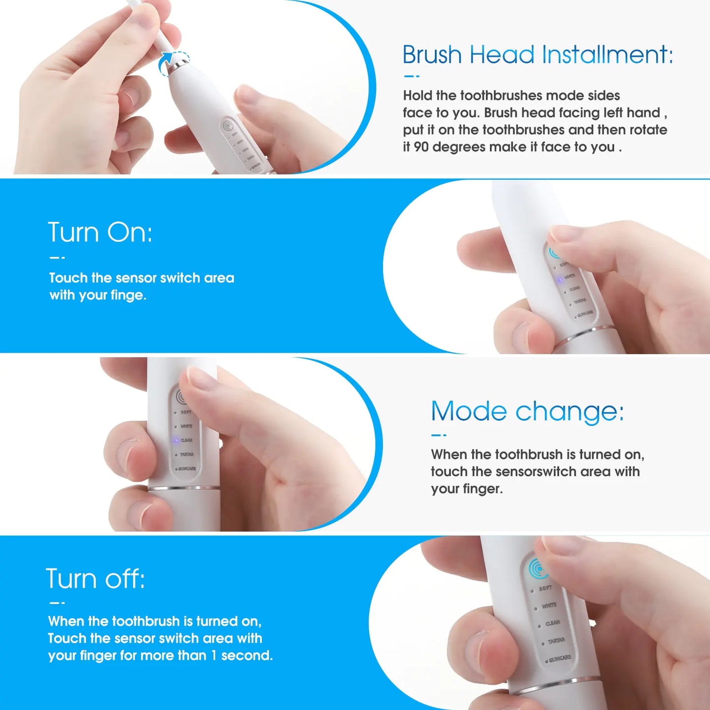 Wireless Eletric Toothbrush